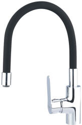 Balletto robinet pentru chiuvetă cu gura de scurgere din silicon flexibil, 35mm, negru