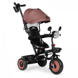 ECOTOYS Tricicleta 3 in 1 pentru copii, scaun rotativ 360 , roti din spuma EVA, Ecotoys WQL-066-51 (EDIWQL-066-51BEIGE)