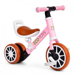 ECOTOYS Bicicleta 2 in 1 cu pedale detasabile Ecotoys LC-V1307N (EDILC-V1307NPINK)