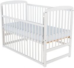BabyNeeds Ola 120x60 alb + laterala culisanta