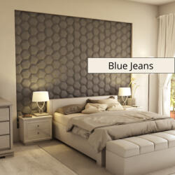 InnoWall Hexa 3D falpanel 22, 5 cm - Blue Jeans (Hexa-_Blue_Jeans)