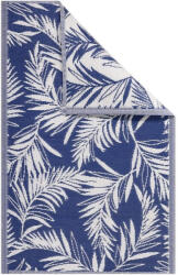 Jemidi Covor pentru exterior JEMIDI, 120x180cm, polipropilena, rezistent la intemperii, usor de curatat, pentru balcon/terasa, Albastru inchis (4063004409046) Covor