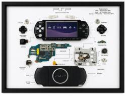 GRID Sony PSP 3000 Szétszerelt Konzol Display Keret Ajándéktárgyak