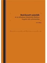  B. 15-30/UJ 50lapos 3 "Áfás beérkezett számlák és Áfa nyilván tartó" nyomtatvány (B.15-30/UJ) - officedepot