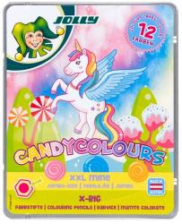 Jolly X-Big Candy Colours 12 darabos extra vastag színesceruza készlet (3099-0137) - bestbyte