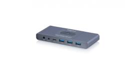 ASSMANN DS-12855 Comutator KVM HDMI 2x1 | UHD 4K@60Hz | 3x USB-A 3.1 Gen1 | 1x USB-C USB 3.1 Gen1 | Audio | Core Line (DS-12855)