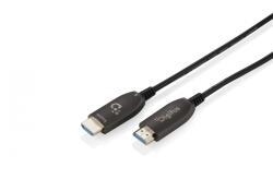 ASSMANN AK-330126-1000-S Cablu hibrid HDMI AOC | HDMI-A masculin-masculin | HDMI 2.1 | UHD-2 8K@60Hz | 48Gbps |HDR, eARC, HDCP 2.2, CEC | 100m (AK-330126-1000-S)