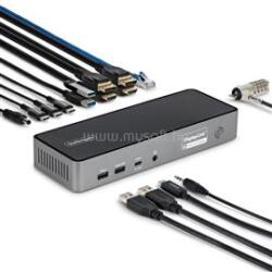 StarTech Triple-Monitor USB-C Docking Station, 140W Laptop Charging Dock for MacBook Pro and Windows, 4K 60Hz HDMI or DisplayPort (DK30C2DPEPRUE) (DK30C2DPEPRUE)