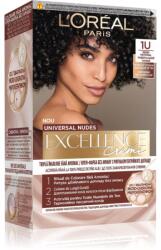 L'Oréal Excellence Universal Nudes Culoare permanenta pentru par culoare 1U Black 1 buc