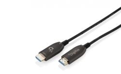 ASSMANN AK-330126-900-S Cablu hibrid HDMI AOC | HDMI-A masculin-masculin | HDMI 2.1 | UHD-2 8K@60Hz | 48Gbps |HDR, eARC, HDCP 2.2, CEC | 90m (AK-330126-900-S)