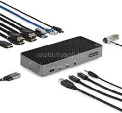 StarTech USB-C Triple Monitor Docking Station - HDMI/DP Triple 4k USB-C Dock - 5x USB Hub - GbE - 100W PD - Universal Multi Monitor Docking Station - Thunderbolt 3/4 Compatible (116E-USBC-DOCK) (116E-USBC-DOCK