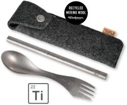 Light my fire Spork´n Straw Kit Titanum in Merinowool Case (4218301110)