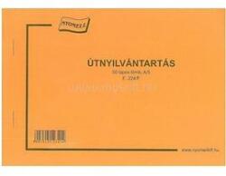  B. TM. 12 A5 50lapos fekvő "Útnyilvántartó" nyomtatvány (EGYEB_BELFOLDI_B. TM. 12) (EGYEB_BELFOLDI_B.TM.12)