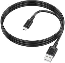 BOROFONE Cablu Date si Incarcare Borofone USB-A - microUSB BX111 Feliz 18W 1m Negru