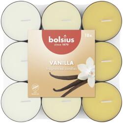 Bolsius Tealights Vanilla 18 db