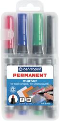 Centropen Permanens marker készlet 4 db-os kerek hegyű 2, 5 mm Centropen (CE856600)