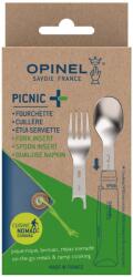 Opinel Picnic+ (kanál, villa, szalvéta - kés nélkül - N°8-as késekhez alkalmas)