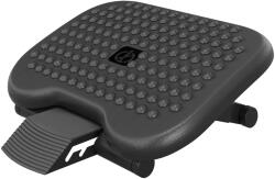 HOMCOM Suport pentru picioare ergonomic de birou, înălțime și înclinare reglabile 46 x 35 cm negru | Aosom Romania (922-002V70BK)