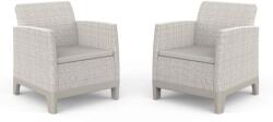 Keter SCANDI FORMA DUO SET - pebble grey / soft beige