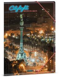 Ars Una City Light A4 gumis mappa Barcelona (50214419)