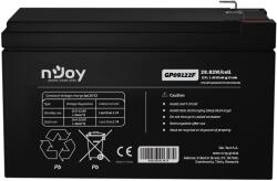 nJoy Акумулаторна батерия nJoy GP09122F (BTVACIUOCTO2FCW01B), 12V, VRLA, F2 конектори (BTVACIUOCTO2FCW01B)