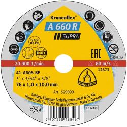 Klingspor Kronenflex A 660 R Mini vágókorong, 50 x 1 x 6mm egyenes (368881)
