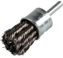 Klingspor Csapos ecsetkefe fonott egysoros 30 x 6mm 0.35 acél (358344)