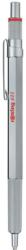 rOtring 600 1.0mm apasa butonul pix argint (NRR2032578)