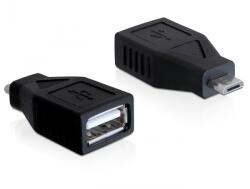 Delock Адаптер от USB micro-B към USB 2.0-A с гайка (65296)