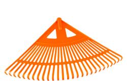Bervas Grebla din Plastic Portocalie pentru Frunze (D159) Grebla