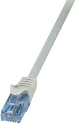 LogiLink Пач кабел Econline, Cat. 6A, U/UTP, сив, 0, 25 м (CP3012U)