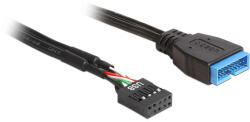 Delock Cablu Delock USB 2.0 pin header female USB 3.0 pin header male 45 cm