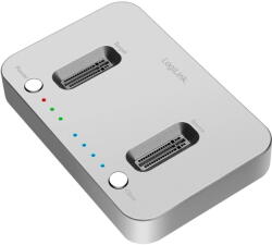 LogiLink Docking Station Logilink Statie de andocare LogiLink QP0033, 2 porturi SSD M. 2 NVMe, argintiu, USB 3.2 (QP0033)