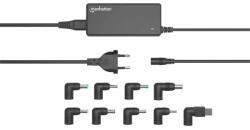 ICINTRACOM MANHATTAN Încărcător universal pentru laptop, 65W, 15 - 20V, 1.5m + 1.2m, negru 180962 (180962)