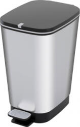 Keter CHIC BIN STYLE Abfallbehälter M [25L], silber Szemeteskuka Műanyag Ezüst 1 db (272236) (272236)