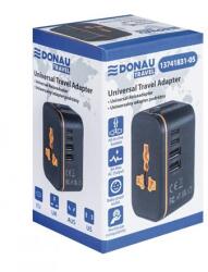 DONAU Adaptor de călătorie, universal, DONAU "Travel 205", negru 13741831-05 (13741831-05)