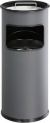 DURABLE METALL rund Szemeteskosár 17 l Fém (O x Ma) 260 mm x 620 mm Antracit Hamutállal 1 db (333058) (333058)
