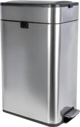 Maul Szemeteskuka 40 l Nemesacél (Sz x Ma x Mé) 456 x 667 x 277 mm Fekete, Ezüst 1 db (9504094) (9504094)