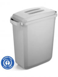 DURABLE DURABIN ECO Szemeteskuka 60 l Polipropilén (H x Sz x Ma) 282 x 590 x 600 mm Szürke 1 db (1800503050) (1800503050)