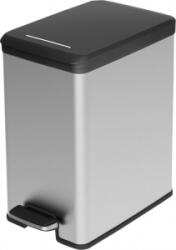 Keter DECO Bin Szemeteskuka 25 l (Sz x Ma x Mé) 250 x 450 x 420 mm Ezüst, Fekete 1 db (213300) (213300)