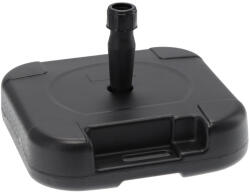 Brius Baza pentru umbrela gradina 19 L, umplere cu apa, PVC, 44x44x13 cm, negru (GAO-6785)