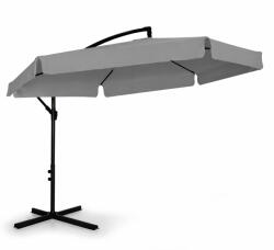 Brius Umbrela gradina cu inclinare reglabila, cupola cu protectie UV, husa protectie, diametru 300 cm, gri (GAO-5316)