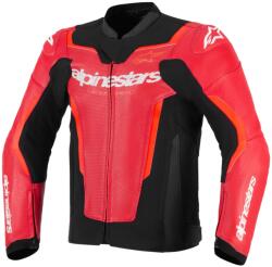 Alpinestars GP Force V2 Airflow motoros bőrkabát fluo piros-fekete-fehér