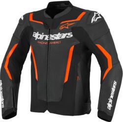 Alpinestars GP Force V2 Airflow motoros bőrkabát fekete-fluo piros-fehér