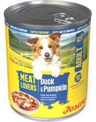 Josera 6x800g Josera Meatlovers Menü kacsa tök nedves kutyatáp (új design)