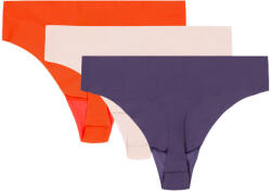 Under Armour Tanga pentru femei Pure Stretch No Show Thg -Solid 3Pack Purple Luxe M