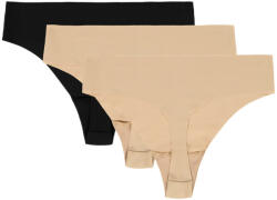 Under Armour Tanga pentru femei Pure Stretch No Show Thg -Solid 3Pack Hue 500 W/Black S