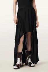 AllSaints fustă asimetrică din vâscoză DORINA 9BY2-SDDZZM_99X (W102RE)