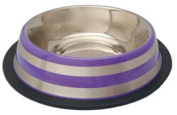 PETRO Castron metalic pentru caini Strip 0, 8 L