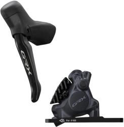 Shimano Frână față hidraulică Shimano GRX BL-RS717/BR-RX410F Di2, 1-viteză, Flat Mount, furtun 1 000 mm,